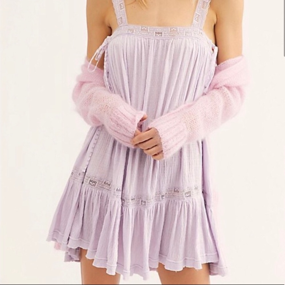 NWT Free People Sweet Thing Tunic Lavender